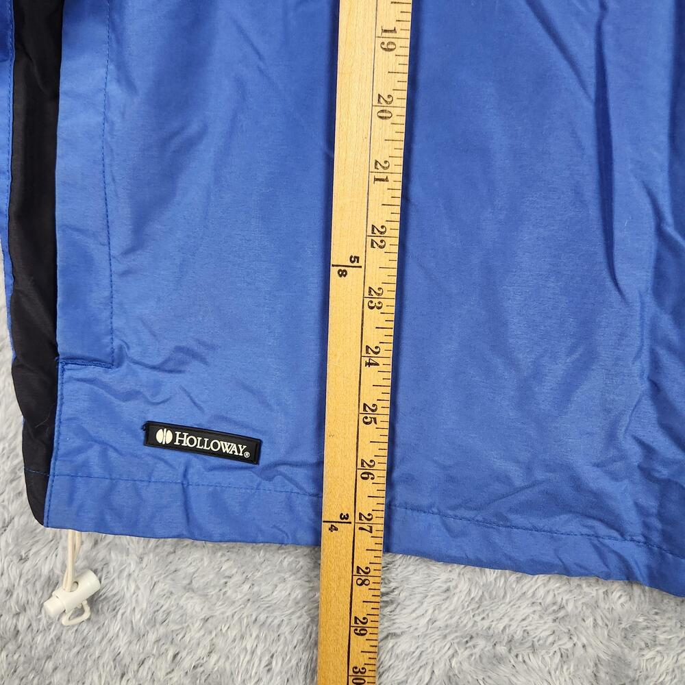 Vintage Falcons Baseball Jacket Mens Small Blue Pullover Windbreaker Logo Sports - Picture 8 of 16
